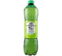 San Benedetto The' Verde Zero - Té verde refrescante sin azúcar (PET, 1,5 L, infusión de té en agua mineral natural, 6 unidades)