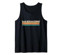 San Bernardino California USA Ciudad Nombre Clásico Vintage Camiseta sin Mangas