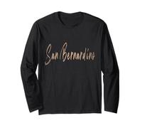 San Bernardino California Vintage diseño elegante Manga Larga