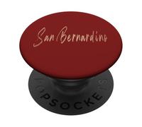 San Bernardino California Vintage diseño elegante PopSockets PopGrip Adhesivo