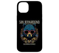 San Bernardino Fun Bear - Gafas con diseño de flores Carcasa para iPhone 14 Plus