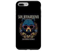 San Bernardino Fun Bear - Gafas con diseño de flores Carcasa para iPhone 7 Plus/8 Plus