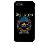 San Bernardino Fun Bear - Gafas con diseño de flores Carcasa para iPhone SE (2020) / 7 / 8