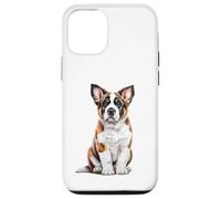 San Bernardo Cachorro Bosquejo Dibujo Arte Perro Am Carcasa para iPhone 12/12 Pro