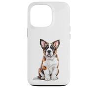 San Bernardo Cachorro Bosquejo Dibujo Arte Perro Am Carcasa para iPhone 13 Pro