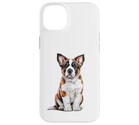 San Bernardo Cachorro Bosquejo Dibujo Arte Perro Am Carcasa para iPhone 14 Plus