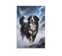 San Bernardo Cuadro De Pared, Poster Obra De Arte Colgado | Impresión Lienzo Murales, Clásico Pintura Decor De Hogar Para Dormitorio Pasillo, Regalo 16x24inch(40x60cm)