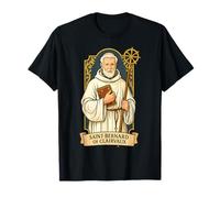 San Bernardo de Clairvaux Apicultor Candelero Católico Santo Camiseta