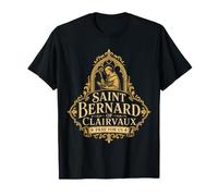 San Bernardo de Clairvaux Apicultor Candelero Católico Santo Camiseta