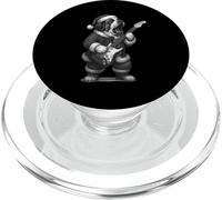 San Bernardo Tocando Guitarra Navidad Perro Amante PopSockets PopGrip para MagSafe