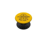San Brendan Oración por Nosotros Oración Católica de San Patronazgo PopSockets PopGrip Adhesivo