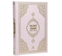 San Corán Árabe Inglés Traducido y anotado al Inglés y Una Alfombra de oración Musulmán Ofrecido (Rosa)