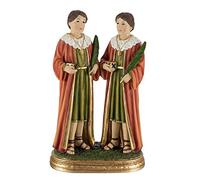 San Cosme y San Damián figura 20 cm. patronos médicos imagen resina peana