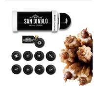 San Diablo Artisan Churros - Gadget de cocina gourmet con boquilla hueca para churros rellenos + 8 boquillas + libro electrónico gratuito de recetas de los mejores chefs y amantes de la comida