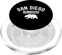 San Diego, California, EE. UU., Cali Bear Vintage, San Diego SD 619 PopSockets PopGrip para MagSafe