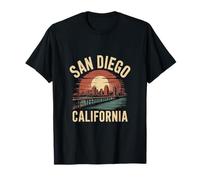 San Diego California Scene Souvenir Vacaciones Camiseta