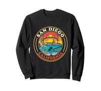 San Diego USA Round Travel Souvenir Landmark Regalo turístico Sudadera