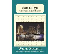 San Diego Word Search Puzzle Book: Word Searches with Easy to Rear Print about San Diego - 6 x 9 inches, 110 Pages - 50+ Puzzles …. Gift for Vacations, Holidays and Leisure Time.