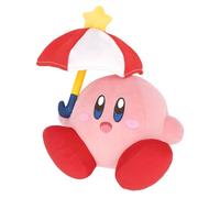 San-Ei - Official Kirby Parasol Peluche, 19 cm - con Licencia de Nintendo