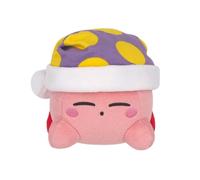 San-Ei - Official Kirby Peluche con Gorra de Dormir, 12 cm - con Licencia de Nintendo
