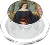 San Escolástica Benedicto Santos Católicos Benedictino Vintage PopSockets PopGrip para MagSafe