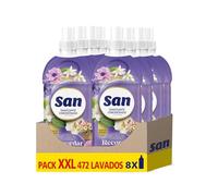 SAN Esencia RECORDAR | Suavizante Ropa Lavadora Líquido Concentrado | Pack de 8 x 59 Lavados = 472 Dosis