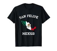 San Felipe México Classic México Bandera México Mapa Diseño Camiseta