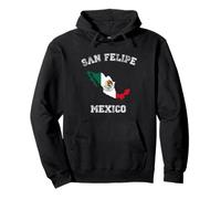 San Felipe México Classic México Bandera México Mapa Diseño Sudadera con Capucha