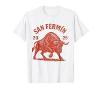 San Fermín 2025 Encierros Fiesta Pamplona Toros España Camiseta