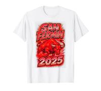 San Fermín 2025 Toro Fiesta Pamplona España Camiseta