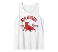 San Fermín 2026, toros, Fiesta española Pamplona 2026 Camiseta sin Mangas