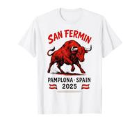 San Fermín Pamplona España Fiesta Encierros Camiseta