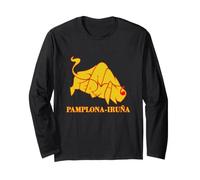 San Fermín Pamplona Iruna Bull Gráfico España Viajes Manga Larga