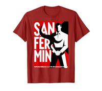 San Fermin Red Scarf Pamplona Bull Run Spain Festival Camiseta