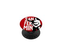 San Fermin Red Scarf Pamplona Bull Run Spain Festival PopSockets PopGrip Adhesivo