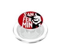 San Fermin Red Scarf Pamplona Bull Run Spain Festival PopSockets PopGrip para MagSafe