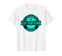 San Fernando Valley California Estados Unidos de América Camiseta gráfica económica, Hombre, Blanco, S