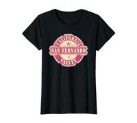 San Fernando Valley California Estados Unidos de América Camiseta gráfica económica, Mujer, Negro, S