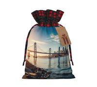 San Francisco - 1 bolsa con cordón de 4.7 x 6.9 pulgadas, duradera y elegante, ideal para regalos personalizados de Halloween