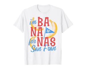 San Francisco Banana Juego de Palabras Funny Bananas City Camiseta