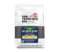 San Francisco Bay Café molido - DECAF Bay Bridge Blend (bolsa de 28 onzas), tostado medio, procesamiento de agua suiza