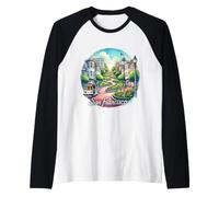 San Francisco, CA USA California Bay área, el Muelle, Camiseta Manga Raglan