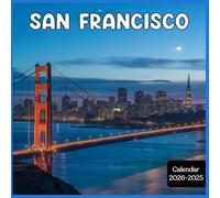 San Francisco Calendar 2025: 2 Year Planner January 2025 - December 2026 | San Francisco Cover Design