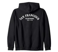 San Francisco, California Este 1776 Sudadera con Capucha