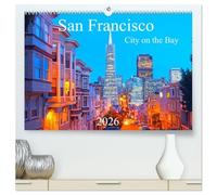 San Francisco - City on the Bay (hochwertiger Premium Wandkalender 2026 DIN A2 quer), Kunstdruck in Hochglanz: Faszinierende Bilder der Traumstadt San Francisco an der Pazifikküste in Kalifornien