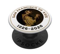 San Francisco de Asís 1226-2026 - Artículo de Regalo PopSockets PopGrip Adhesivo