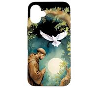 San Francisco de Asís Patrón de los Animales Santo Católico Carcasa para iPhone 16 Plus