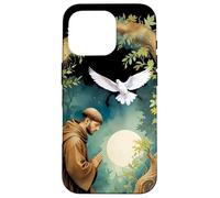 San Francisco de Asís Patrón de los Animales Santo Católico Carcasa para iPhone 16 Pro