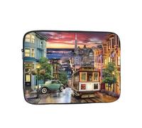 san francisco - Funda estampada para portátil de 10 pulgadas, adecuada para viajes y viajes de negocios
