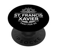 San Francisco Javier ruega por Nosotros Devoción católica PopSockets PopGrip Adhesivo